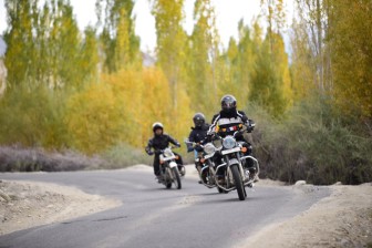 classic ladakh on bike